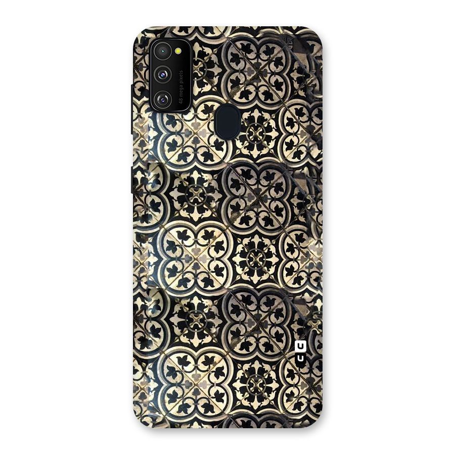 Floral Tile Back Case for Galaxy M30s