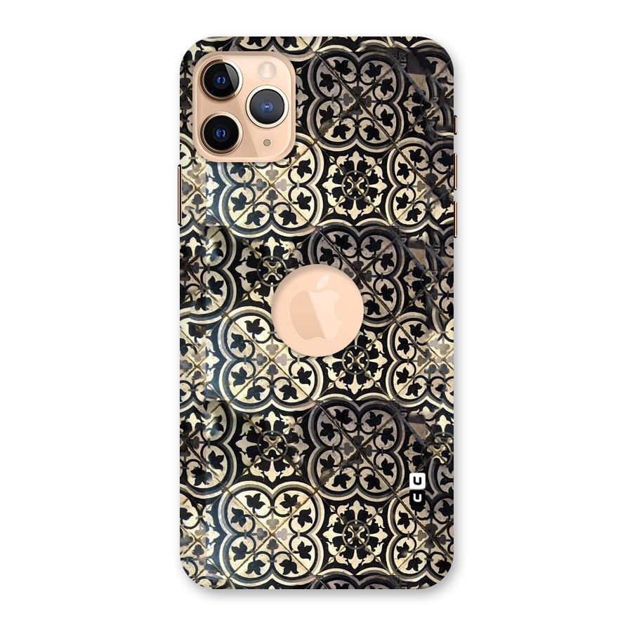 Floral Tile Back Case for iPhone 11 Pro Max Logo Cut