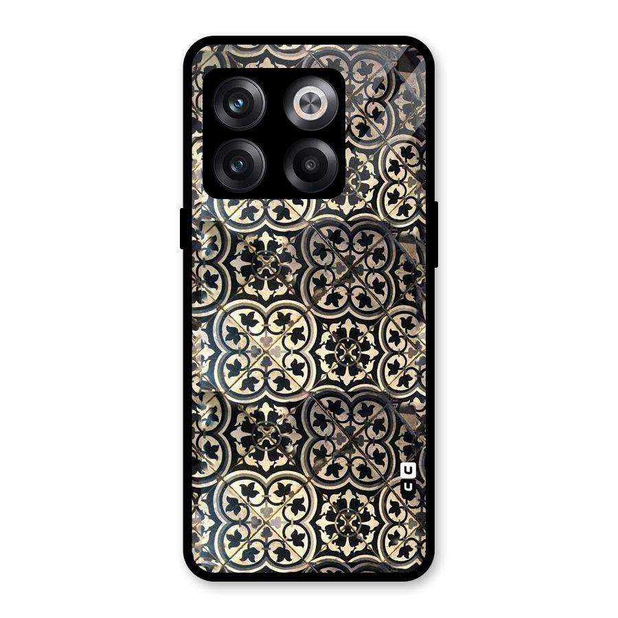 Floral Tile Glass Back Case for OnePlus 10T