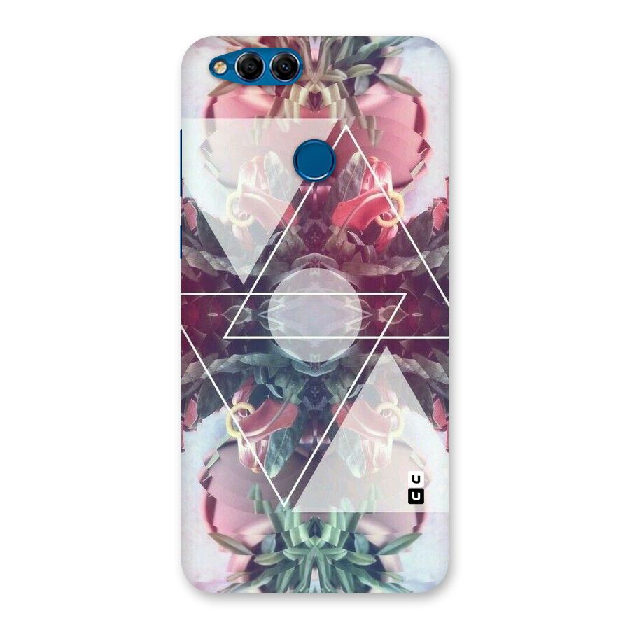 Floral Triangle Back Case for Honor 7X