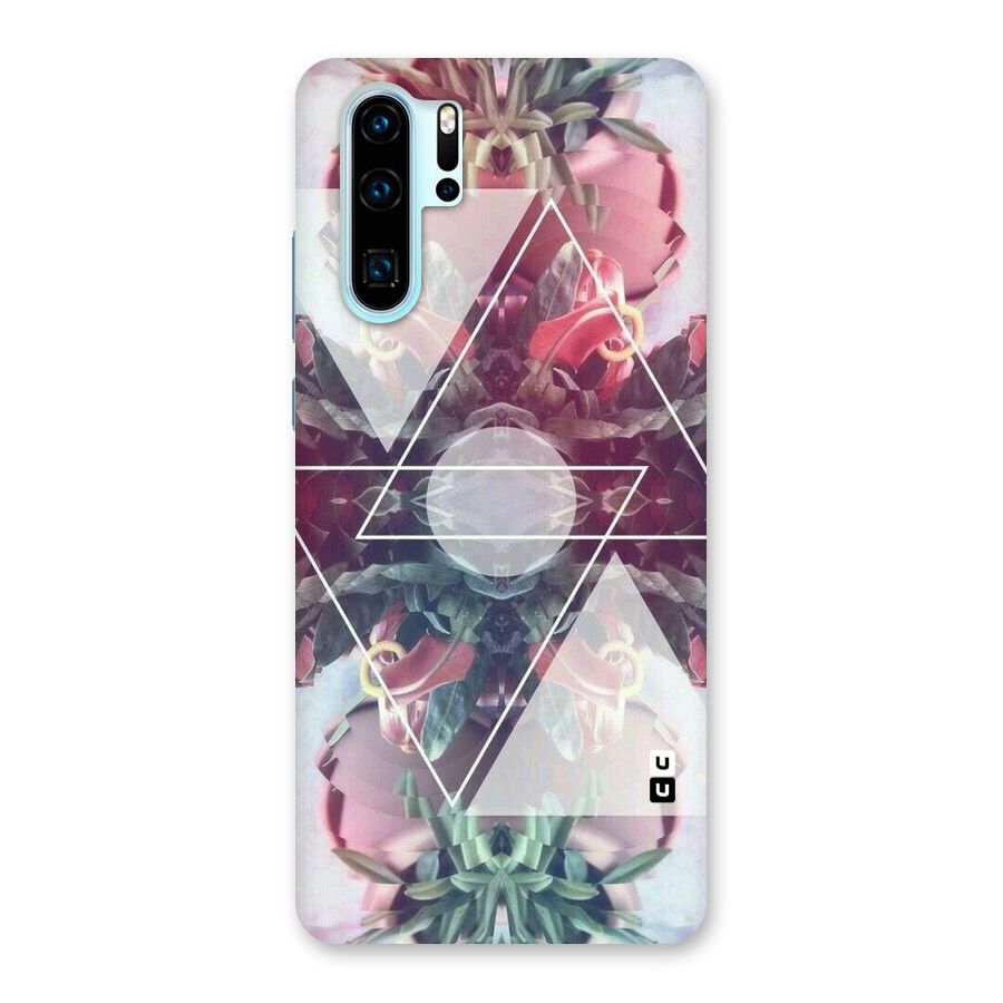 Floral Triangle Back Case for Huawei P30 Pro