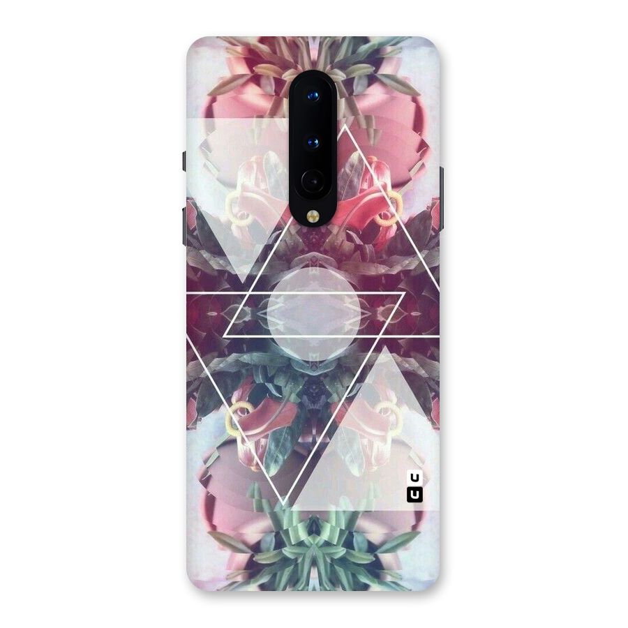 Floral Triangle Back Case for OnePlus 8