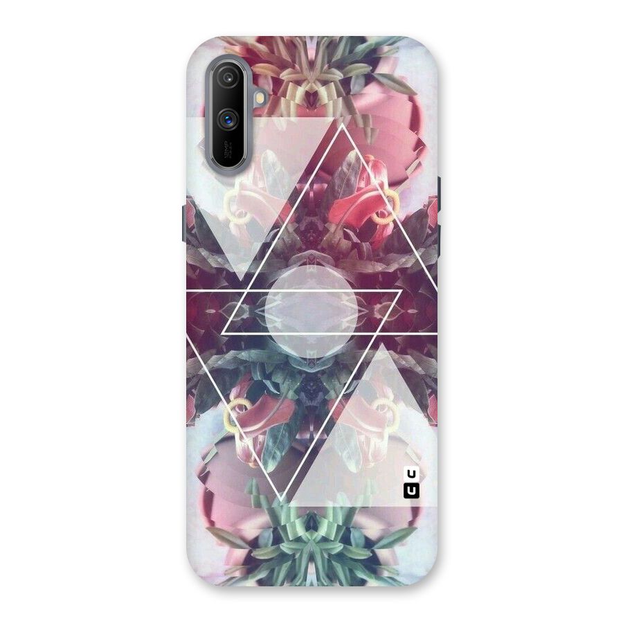 Floral Triangle Back Case for Realme C3