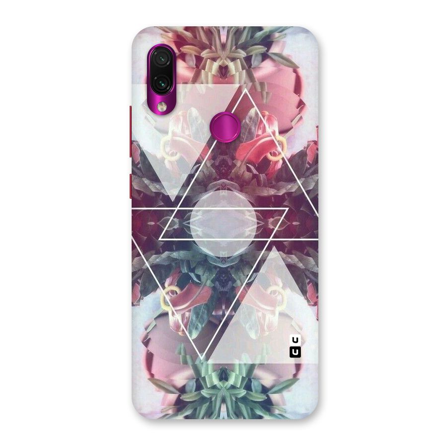 Floral Triangle Back Case for Redmi Note 7 Pro