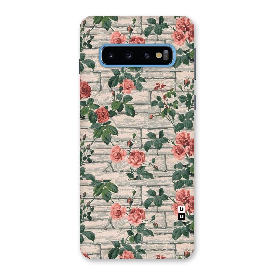 Floral Wall Design Back Case for Galaxy S10