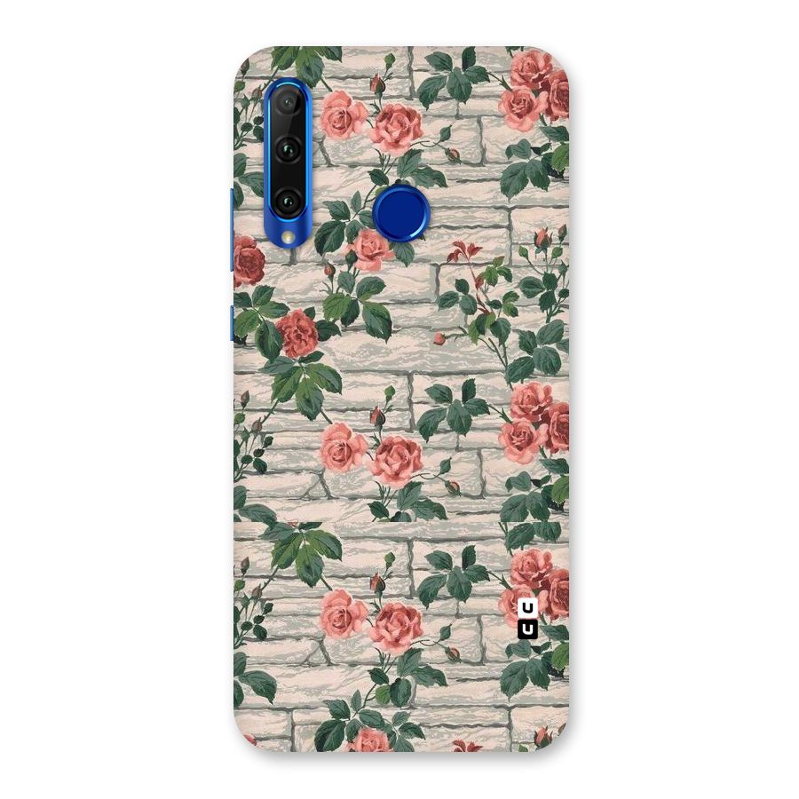 Floral Wall Design Back Case for Honor 20i