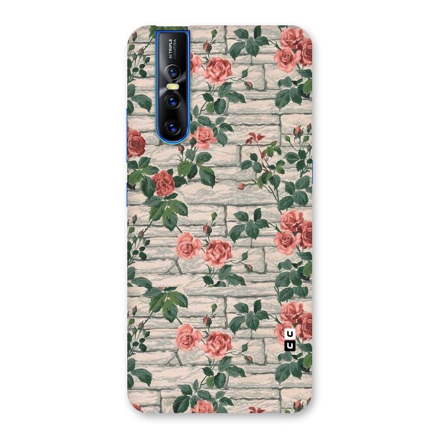 Floral Wall Design Back Case for Vivo V15 Pro