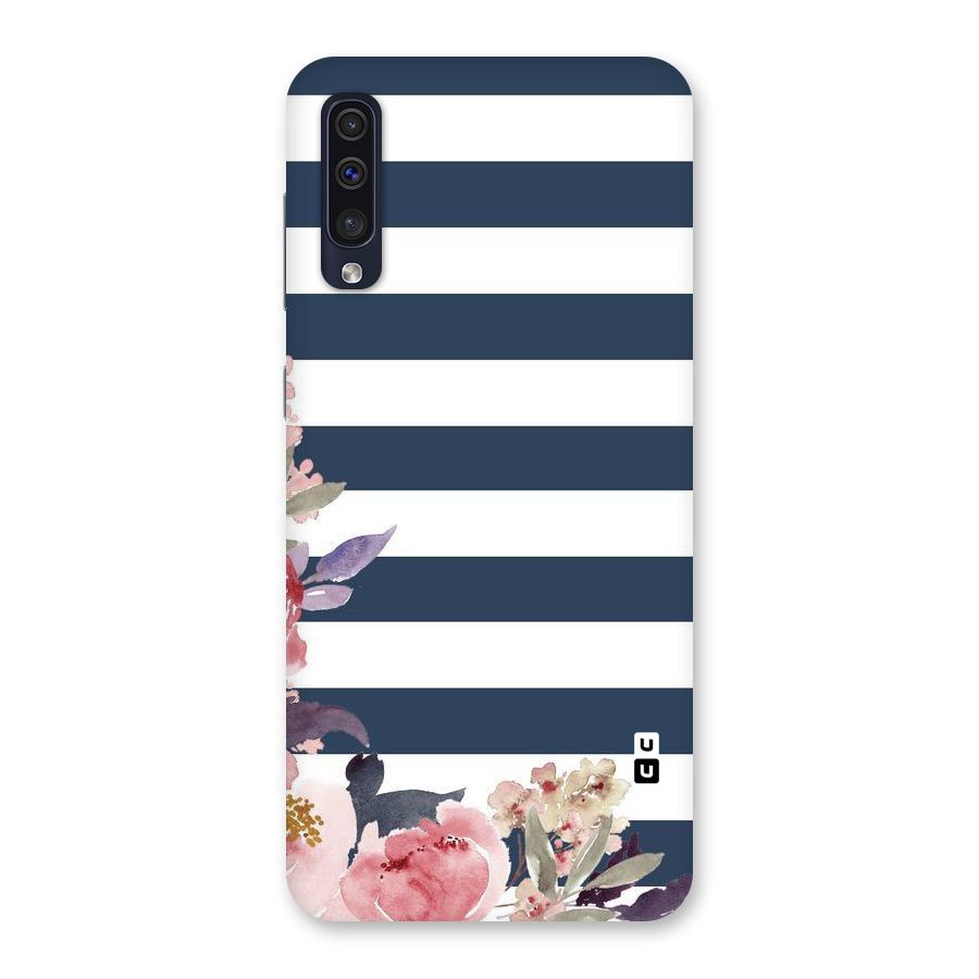 Floral Water Art Back Case for Galaxy A50s