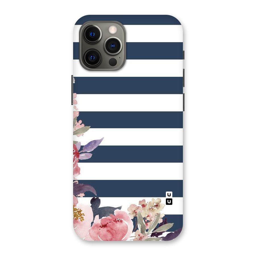 Floral Water Art Back Case for iPhone 12 Pro Max