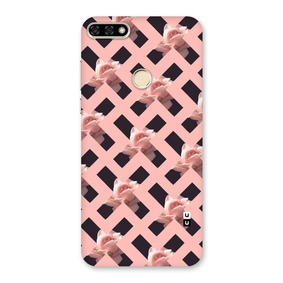 Floral X Design Back Case for Honor 7A