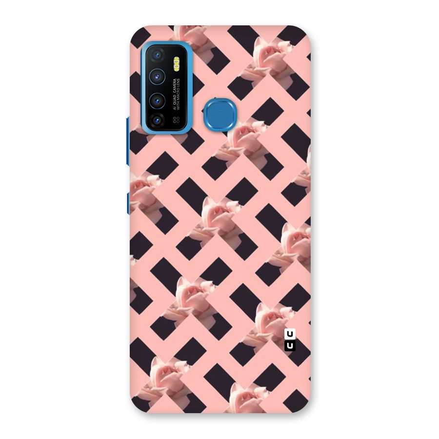 Floral X Design Back Case for Infinix Hot 9