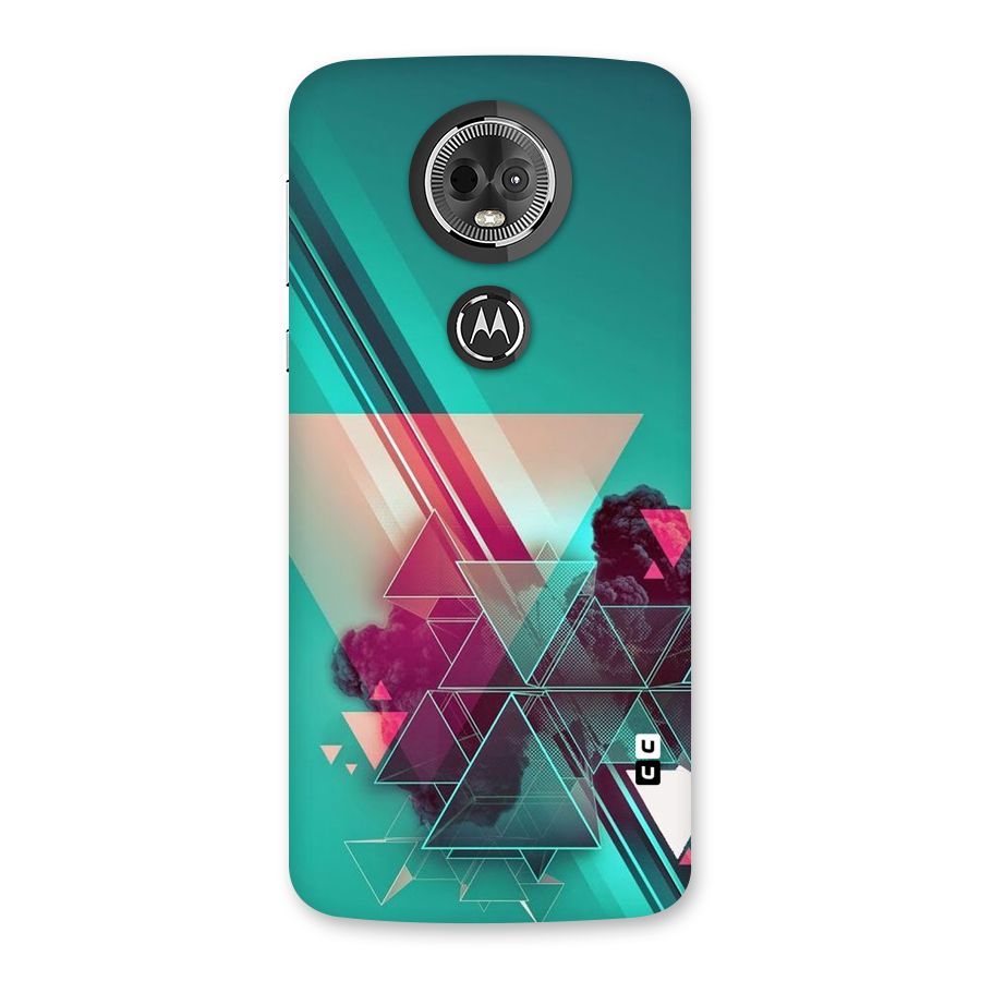 Floroscent Abstract Back Case for Moto E5 Plus