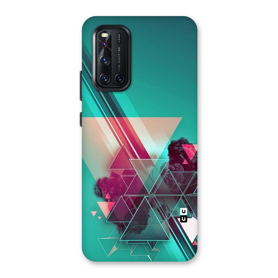 Floroscent Abstract Back Case for Vivo V19