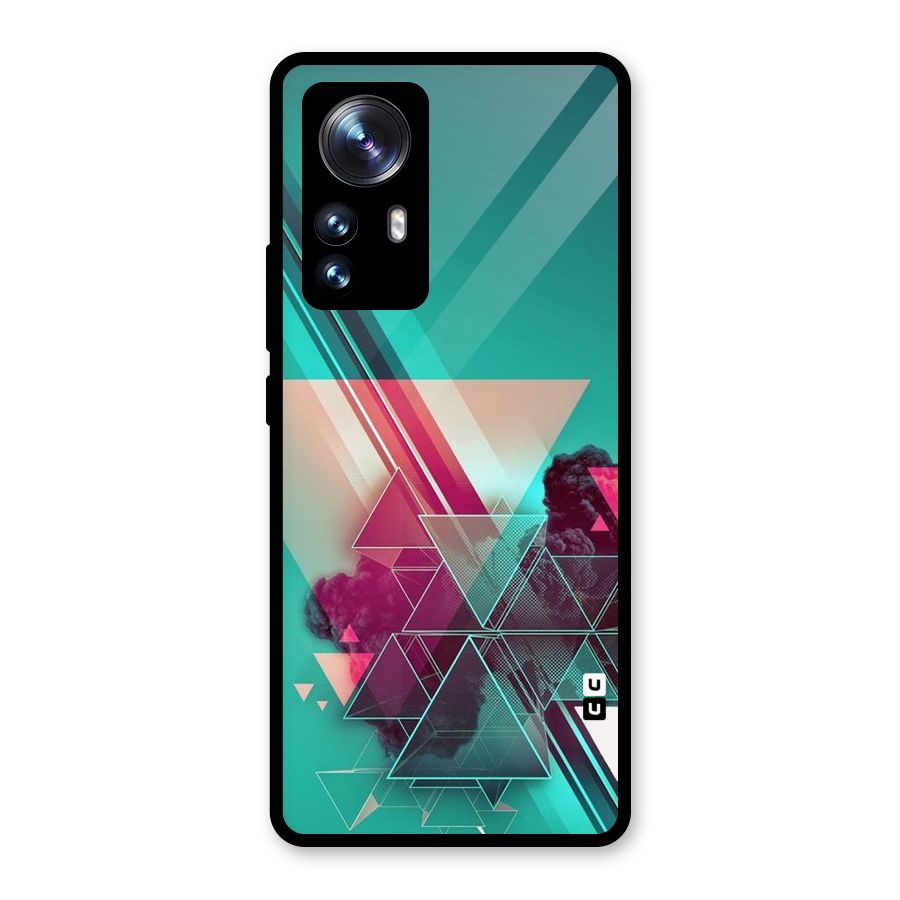 Floroscent Abstract Glass Back Case for Xiaomi 12 Pro