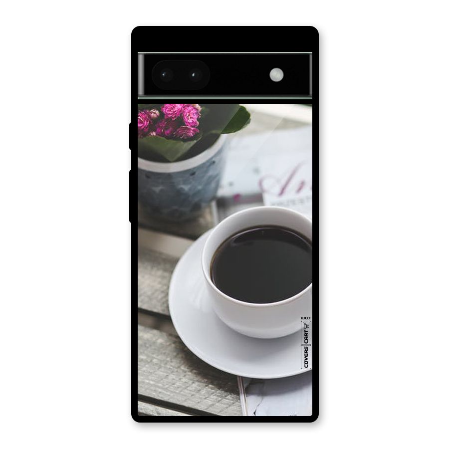Flower And Blend Glass Back Case for Google Pixel 6a