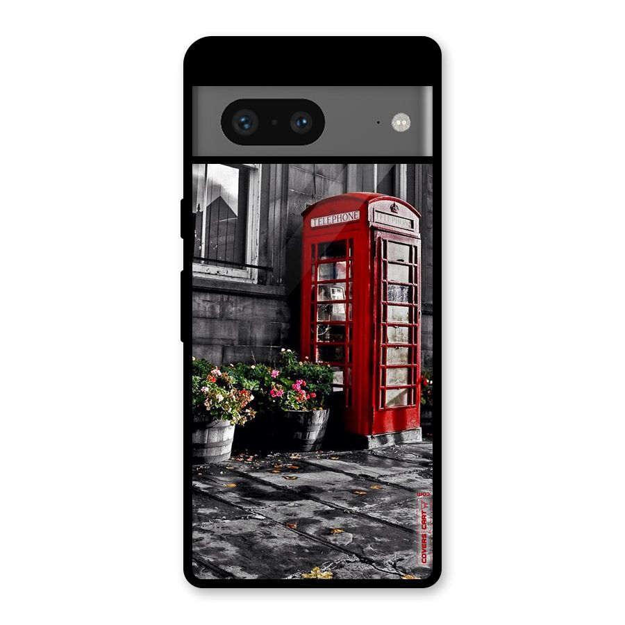 Flower And Booth Glass Back Case for Google Pixel 7
