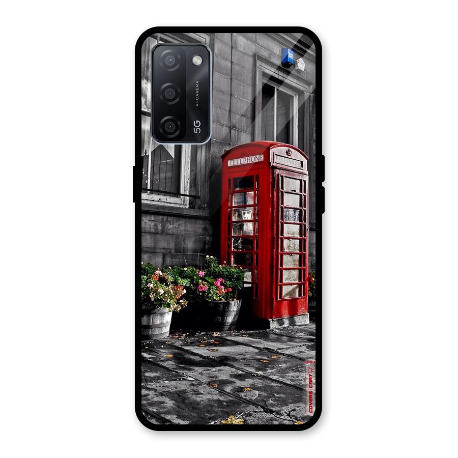 Flower And Booth Glass Back Case for Oppo A53s 5G