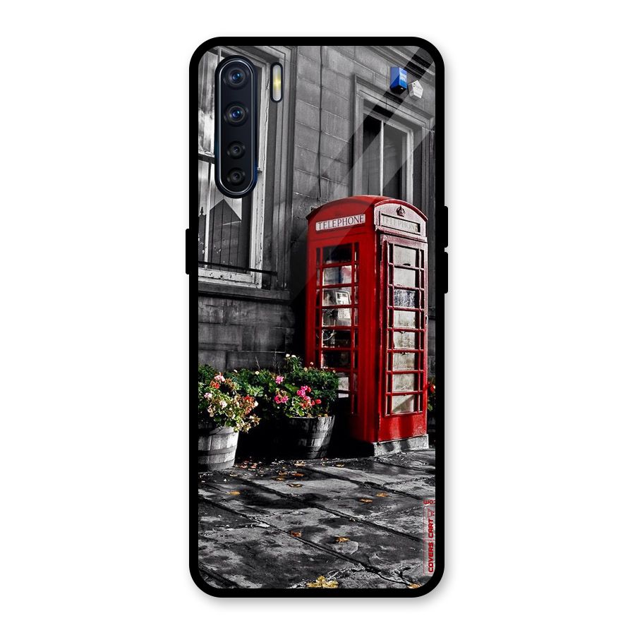 Flower And Booth Glass Back Case for Oppo F15