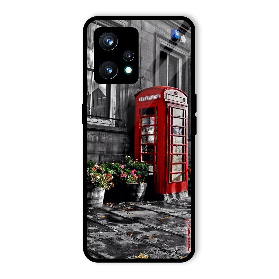 Flower And Booth Glass Back Case for Realme 9