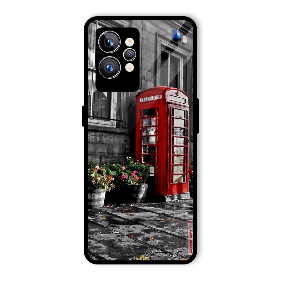Flower And Booth Glass Back Case for Realme GT2 Pro
