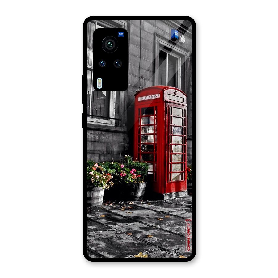Flower And Booth Glass Back Case for Vivo X60 Pro
