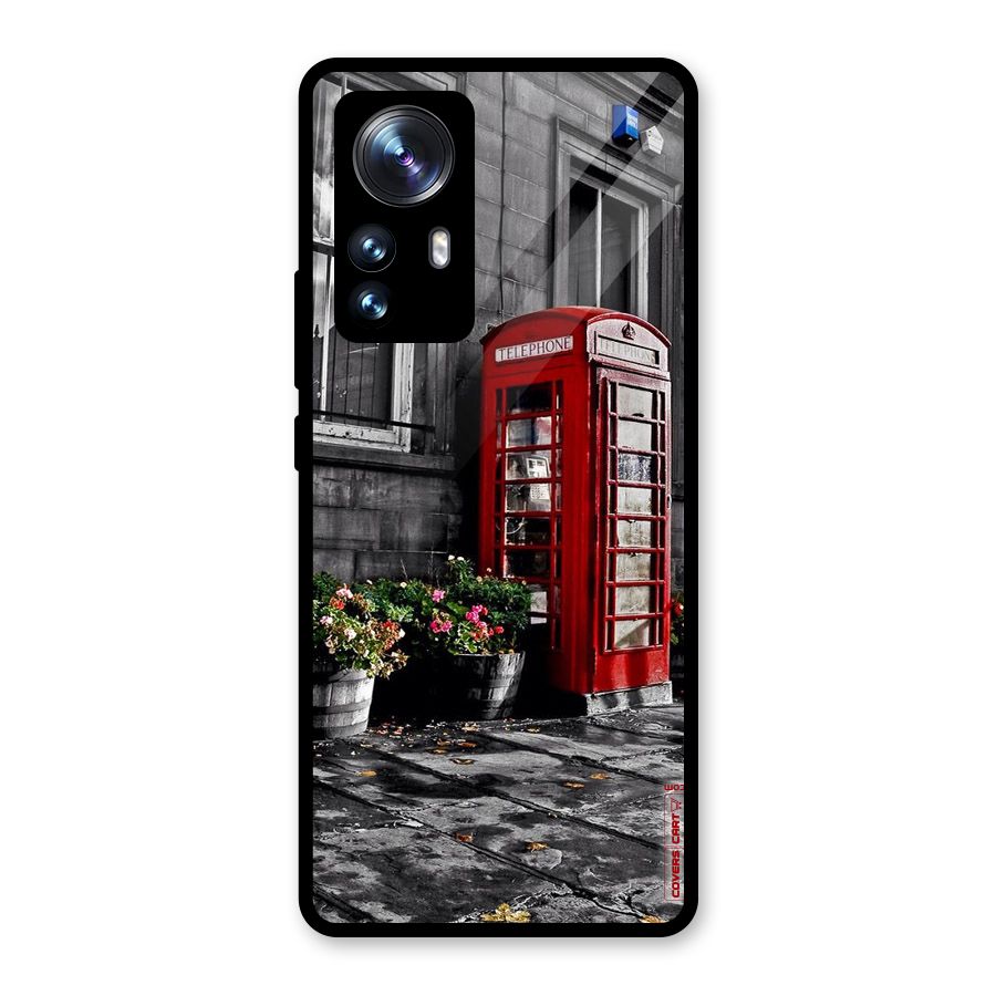 Flower And Booth Glass Back Case for Xiaomi 12 Pro