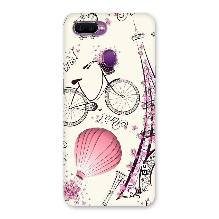 Flower Clipart Design Back Case for Oppo F9