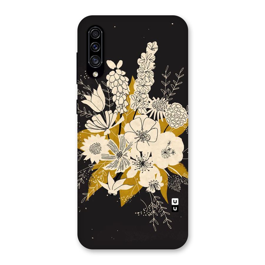 Flower Drawing Back Case for Galaxy A30s