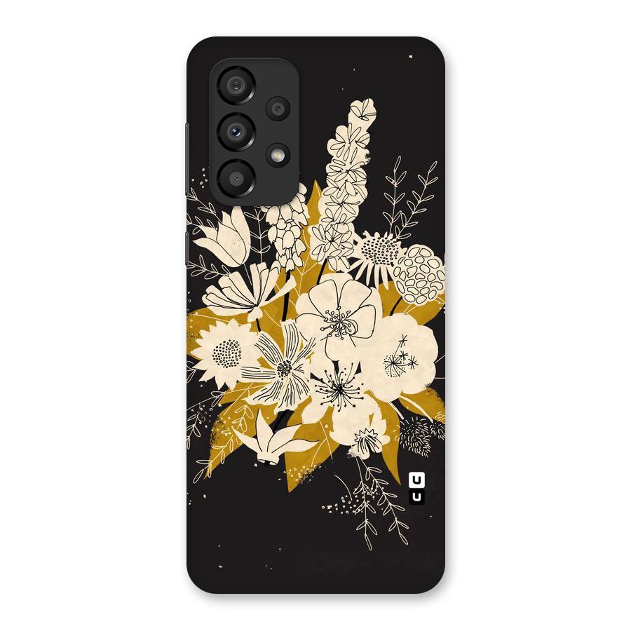 Flower Drawing Back Case for Galaxy A33 5G