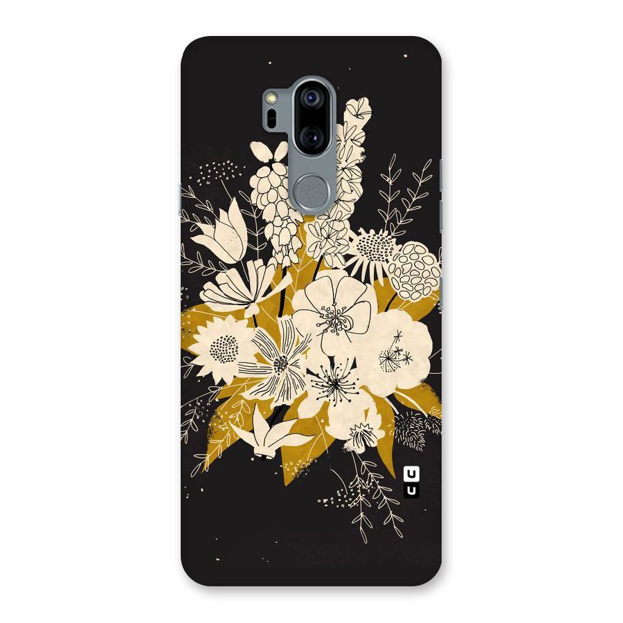 Flower Drawing Back Case for LG G7