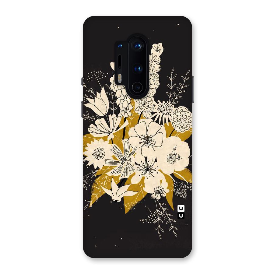 Flower Drawing Back Case for OnePlus 8 Pro
