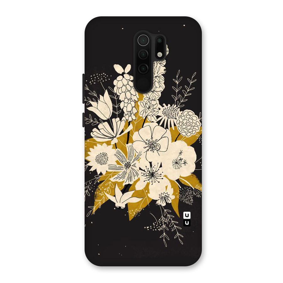 Flower Drawing Back Case for Poco M2