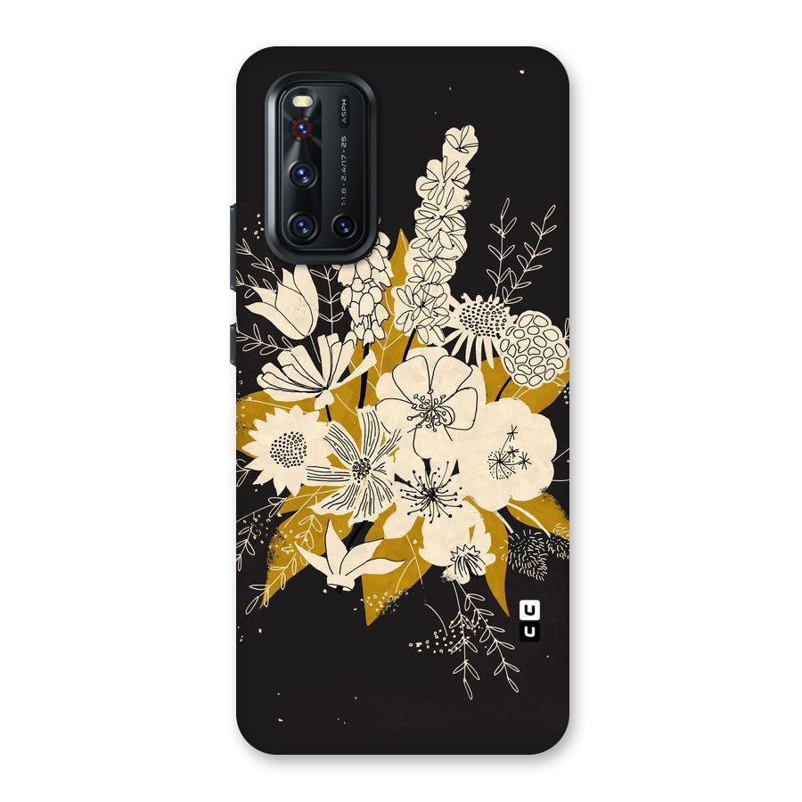 Flower Drawing Back Case for Vivo V19