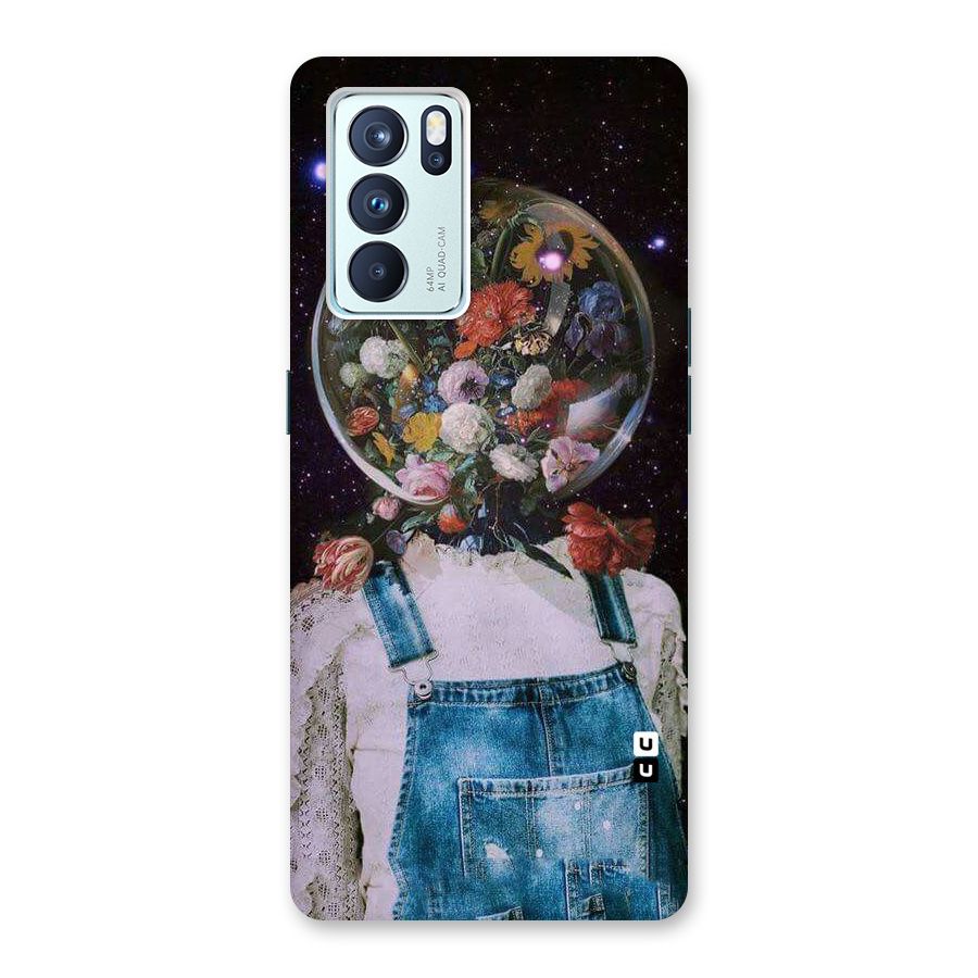 Flower Face Back Case for Oppo Reno6 Pro 5G
