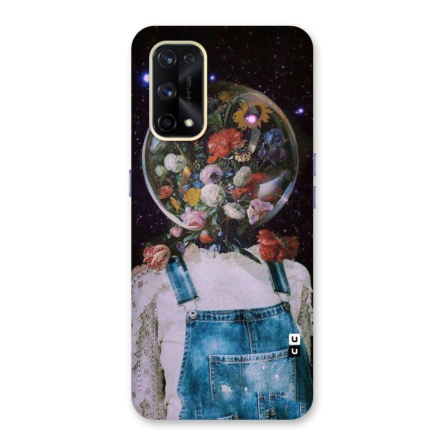 Flower Face Glass Back Case for Realme X7 Pro