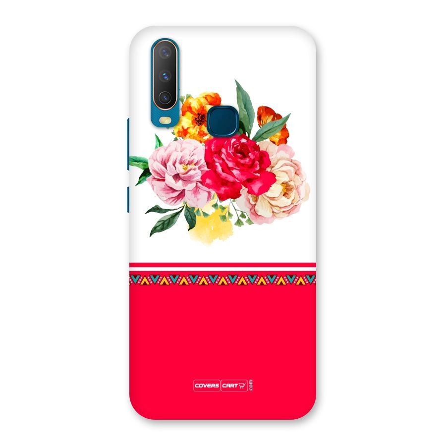 Flower Fusion Back Case for Vivo Y17