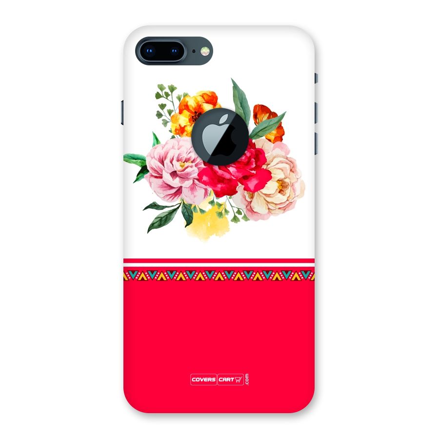 Flower Fusion Back Case for iPhone 7 Plus Logo Cut