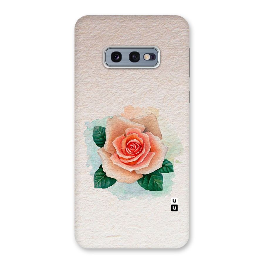 Flower Water Art Back Case for Galaxy S10e