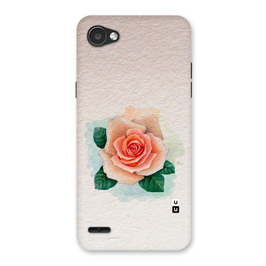 Flower Water Art Back Case for LG Q6