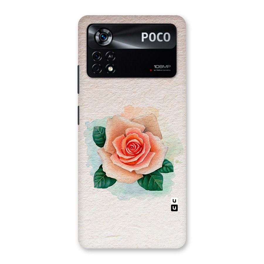 Flower Water Art Back Case for Poco X4 Pro 5G