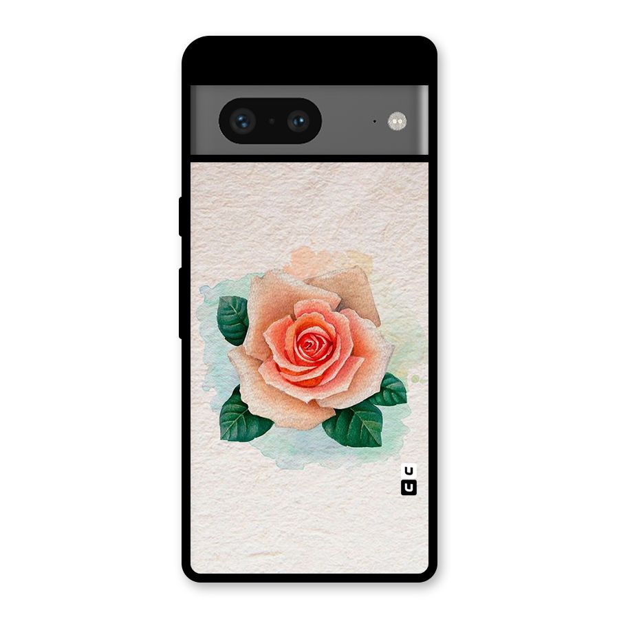 Flower Water Art Glass Back Case for Google Pixel 7