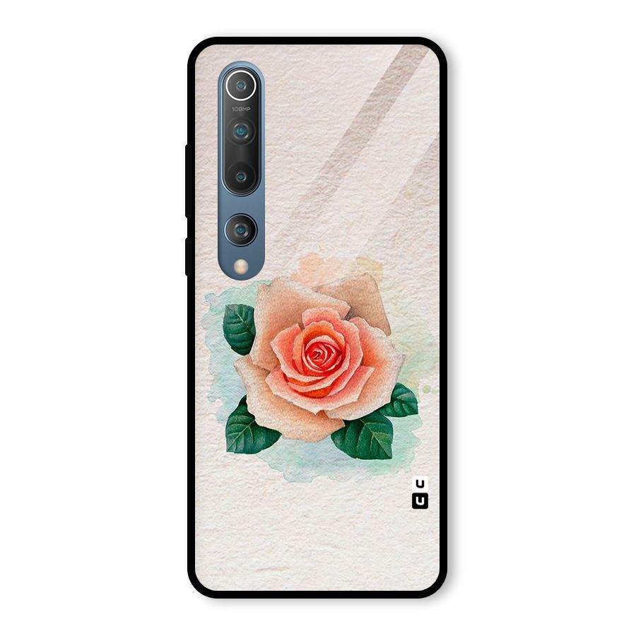 Flower Water Art Glass Back Case for Mi 10