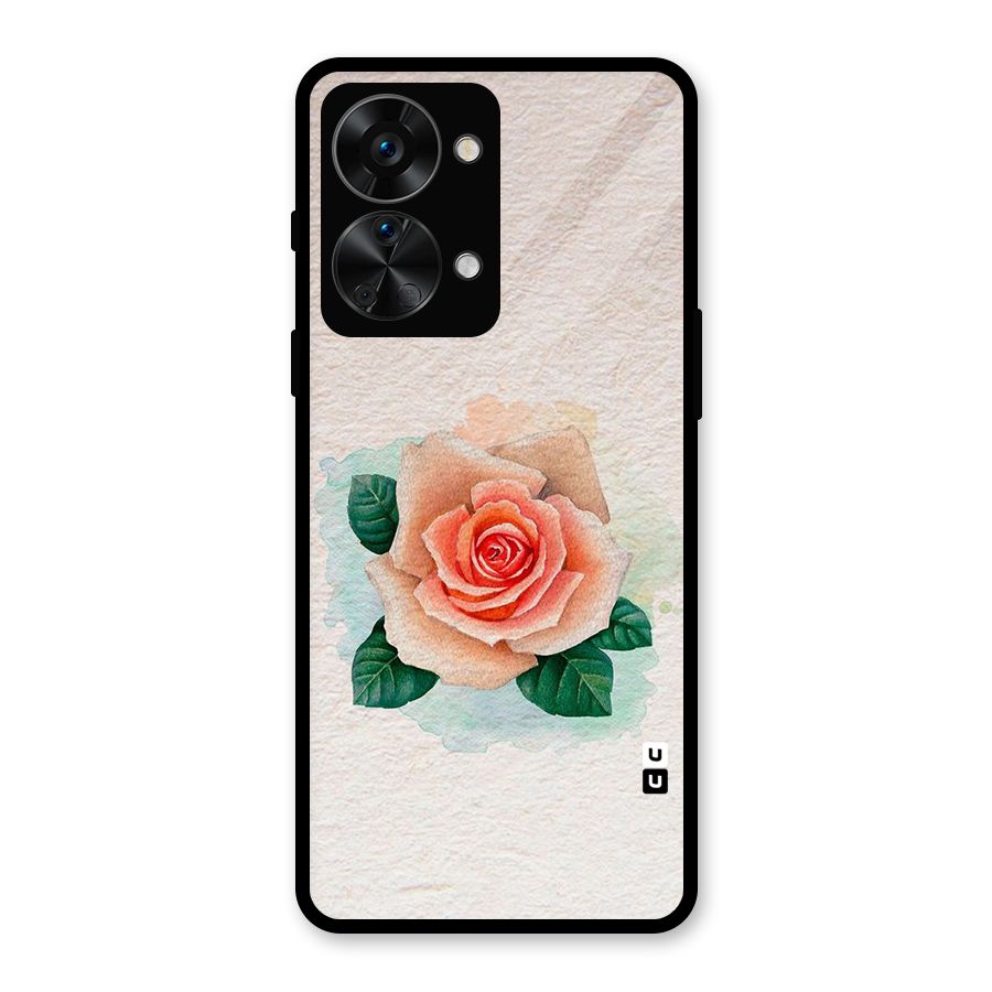 Flower Water Art Glass Back Case for OnePlus Nord 2T
