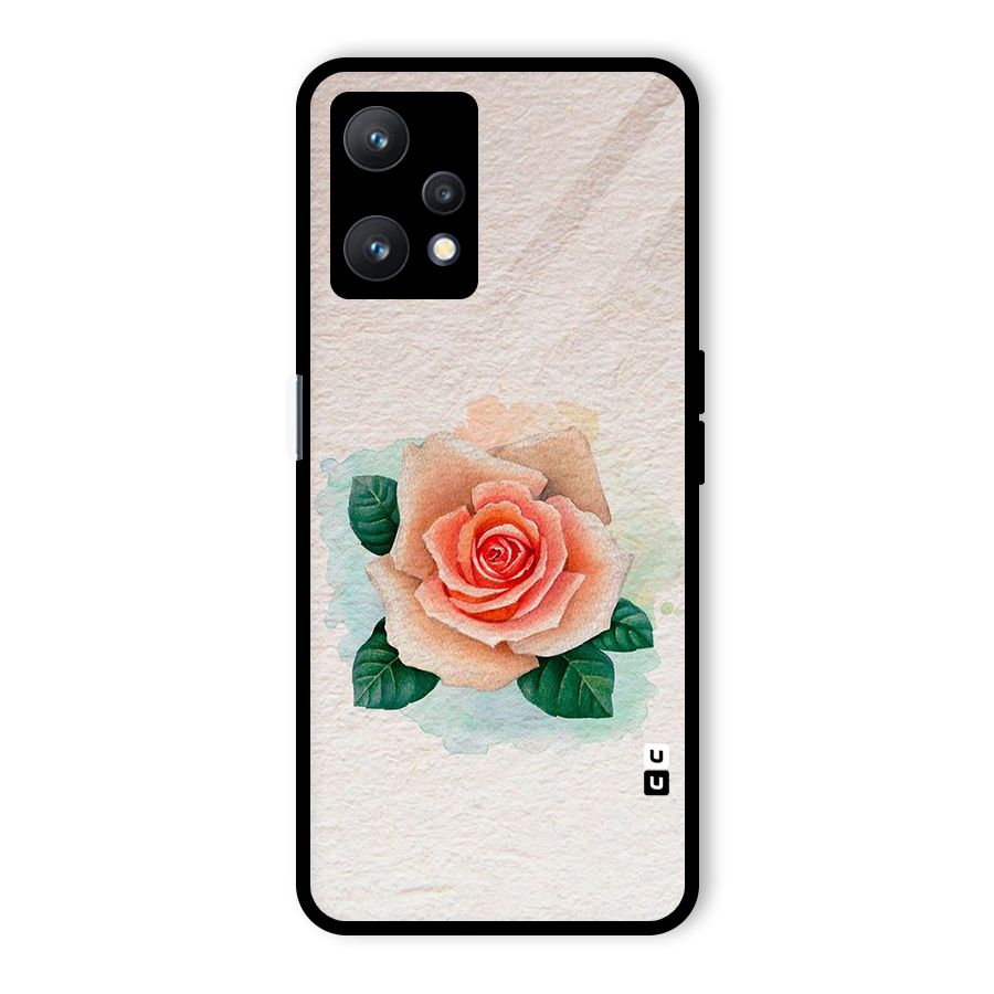 Flower Water Art Glass Back Case for Realme 9 Pro 5G