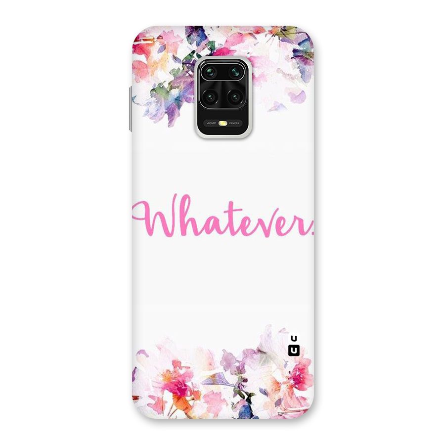 Flower Whatever Back Case for Poco M2 Pro
