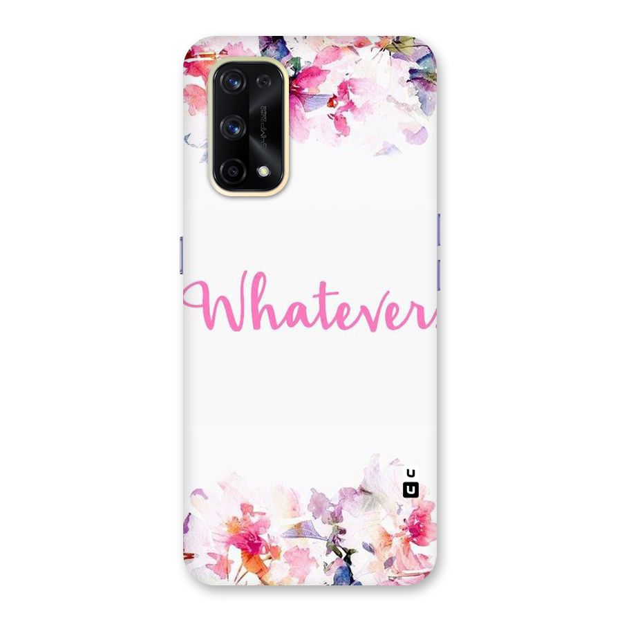 Flower Whatever Glass Back Case for Realme X7 Pro