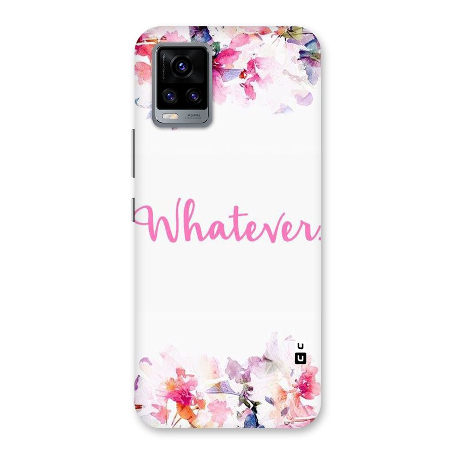 Flower Whatever Back Case for Vivo V20