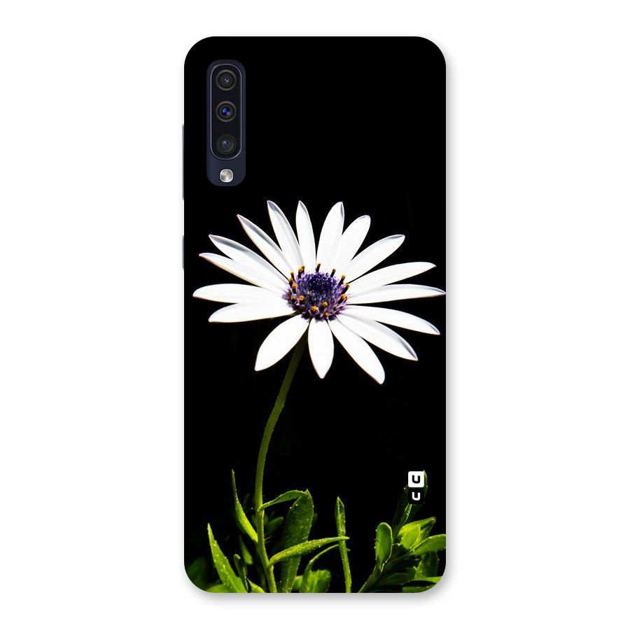 Flower White Spring Back Case for Galaxy A50