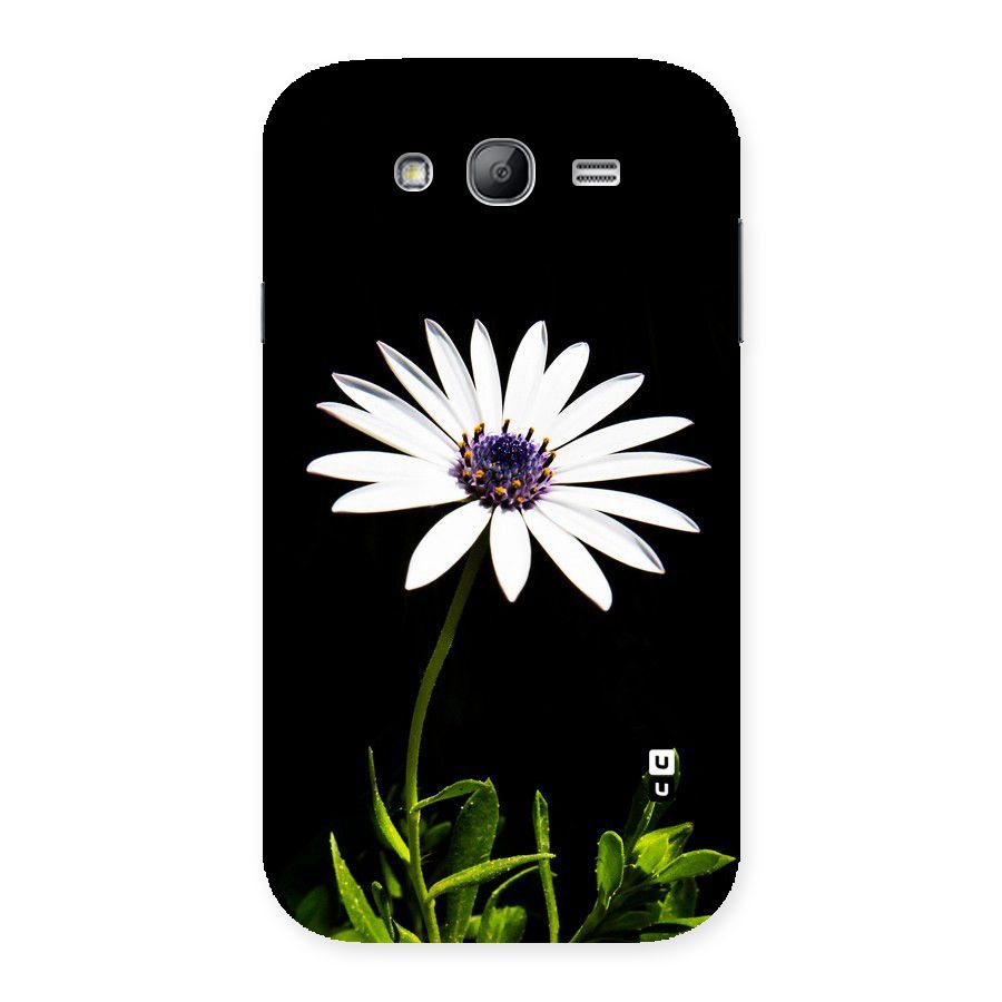 Flower White Spring Back Case for Galaxy Grand