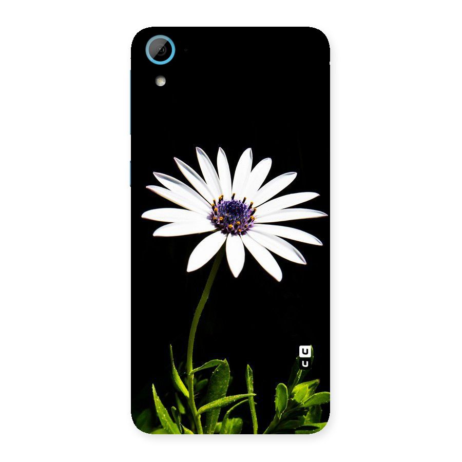 Flower White Spring Back Case for HTC Desire 826